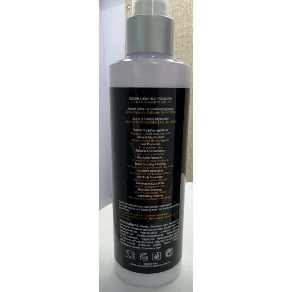 Zone 11 Hair Treatment Miracle Leave-In Conditioning Spray Argan Oil Keratin 2PK